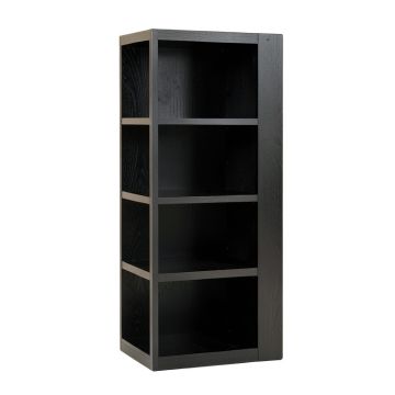 Reed Bridge Narrow Cubby Tower - Black
