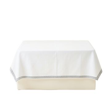 Cedar Edge Flat Bed Sheet - White
