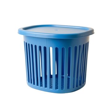 Oak Bluff Laundry Hamper - Blue (synthetic illustration; no displayed measurements)