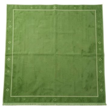 Ridge Arc Rectangular Area Rug - Green
