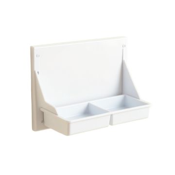 Spruce Canyon Empty Wall-Mounted Tool Organizer Panel - White