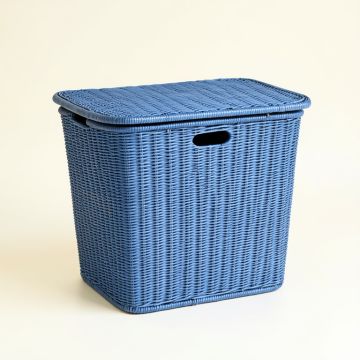 Bay Bridge Laundry Hamper - Blue (synthetic illustration; no displayed measurements)
