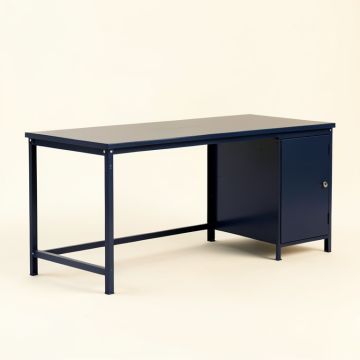 Sage Bluff Empty Workshop Workbench - Navy (synthetic illustration; no displayed measurements)