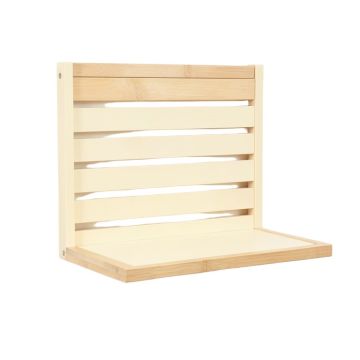 Briar Edge Wall-Mounted Entryway Organizer Shelf - Cream