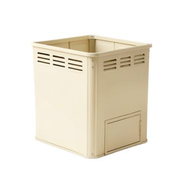 Cliff Crest Closed Garden Compost Bin - Cream