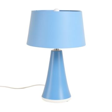 29 '' Blue/Off-White Table Lamp Set