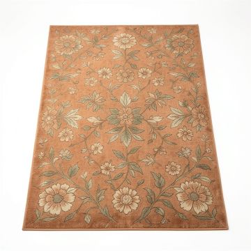 Walcott Floral Natural/Terracotta Indoor / Outdoor Area Rug (synthetic illustration; no displayed measurements)