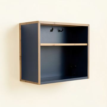 Meadow Arc Wall-Mounted Entryway Organizer Shelf (synthetic illustration; no displayed measurements)