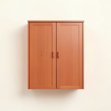 Willow Dell Wall-Mounted Laundry Cabinet - Terracotta (synthetic illustration; no displayed measurements)