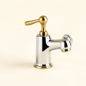 Vintage Mini Widespread Bathroom Faucet (synthetic illustration; no displayed measurements)