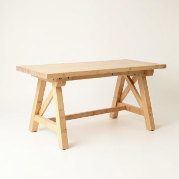 Aspen Dale Empty Workshop Workbench - Beige (synthetic illustration; no displayed measurements)
