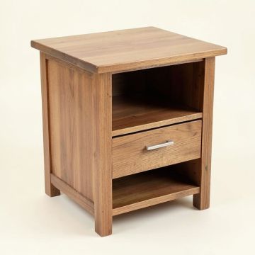 Kabamba Solid Wood End Table With Storage (synthetic illustration; no displayed measurements)