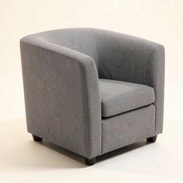 Khue Upholstered Parsons Chair In Gray (synthetic illustration; no displayed measurements)