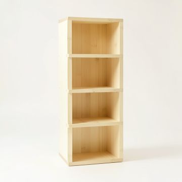 Clay Branch Narrow Cubby Tower - Cream (synthetic illustration; no displayed measurements)
