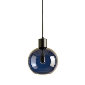 River Crossing Pendant Light Suspended From One Plain Cable - Navy