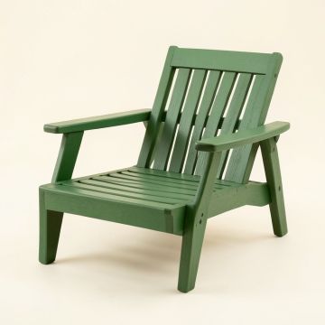 Stone Crossing Outdoor Lounge Chair - Green (synthetic illustration; no displayed measurements)