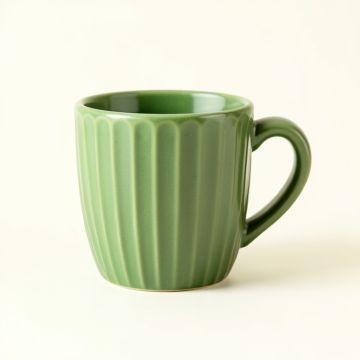 Hazel Bluff Ceramic Mug - Green (synthetic illustration; no displayed measurements)