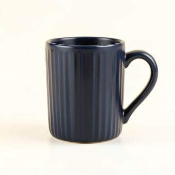 Shore Bridge Ceramic Mug - Navy (synthetic illustration; no displayed measurements)