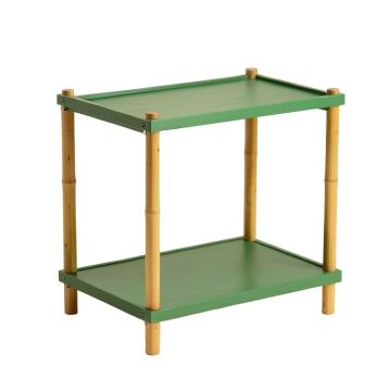 Hazel Arc Empty Countertop Canister Rack - Green (synthetic illustration; no displayed measurements)