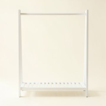 Field Bluff Empty Garment Rack - White (synthetic illustration; no displayed measurements)