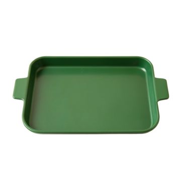 Dawn Branch Serving Tray - Green