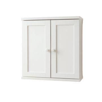 Flint Crossing Wall-Mounted Entry Cabinet - White