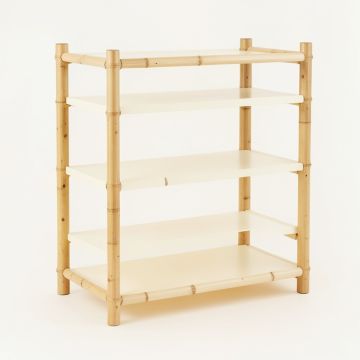 Briar Brook Empty Seed-Starting Shelving Unit Without Lights - Cream (synthetic illustration; no displayed measurements)