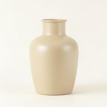 Moss Branch Empty Decorative Vase - Beige (synthetic illustration; no displayed measurements)