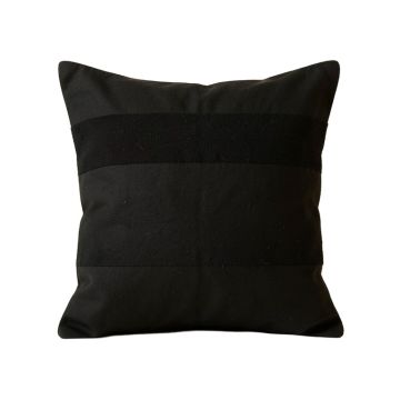 Pine Crest Filled Accent Pillow - Black