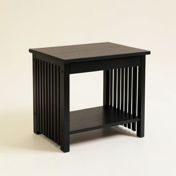 Shore Bluff Small Writing Desk - Black (synthetic illustration; no displayed measurements)
