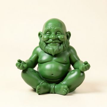 Gnamaste Meditating Gnome Statue (synthetic illustration; no displayed measurements)