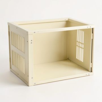 Vale Dell Empty Furniture-Style Pet Crate - Cream (synthetic illustration; no displayed measurements)