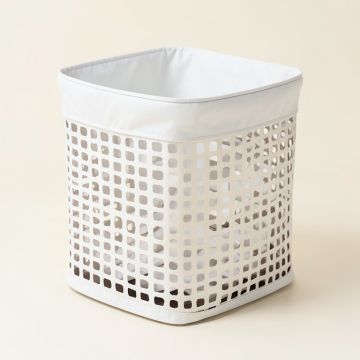 Portable Single Lattice Laundry Hamper (synthetic illustration; no displayed measurements)
