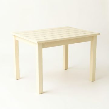 Maple Bend Patio Table - Cream (synthetic illustration; no displayed measurements)