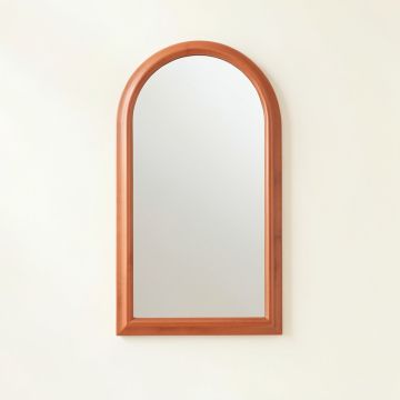 Maple Bridge Framed Wall Mirror - Terracotta (synthetic illustration; no displayed measurements)