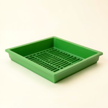 Cliff Canyon Empty Under-Desk Cable Tray - Green (synthetic illustration; no displayed measurements)