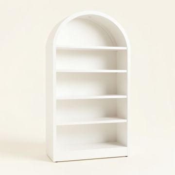 Linden Crossing Freestanding Bookcase - White (synthetic illustration; no displayed measurements)