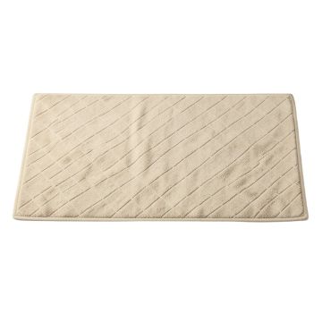 Moss Bridge Bath Mat - Beige