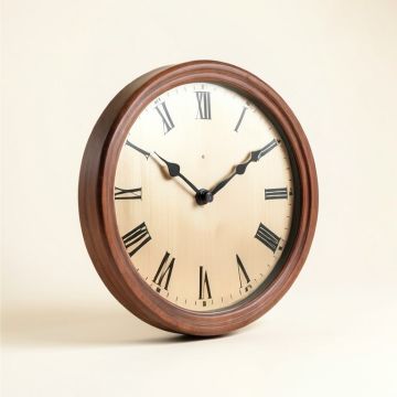 Oversized Alberta Wall Clock (synthetic illustration; no displayed measurements)