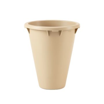 Lake Bend Empty Railing Planter With Integral Brackets - Beige