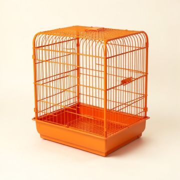 Borton Waterfall Roof Budgie Cage (synthetic illustration; no displayed measurements)