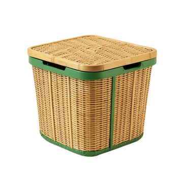 Laurel Brook Laundry Hamper - Green