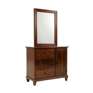 Zakhar Free Standing Jewelry Armoire With Mirror