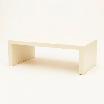 Hill Dell Desktop Monitor Riser - Cream (synthetic illustration; no displayed measurements)