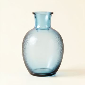 Slate Bend Empty Decorative Vase - Blue (synthetic illustration; no displayed measurements)