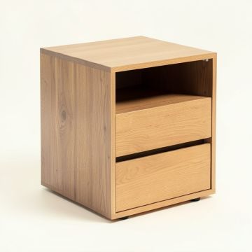 Malachi End Table With Storage (synthetic illustration; no displayed measurements)