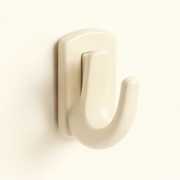 River Canyon Wall-Mounted Robe Hook - Ivory (synthetic illustration; no displayed measurements)