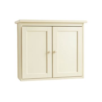 Flint Bluff Wall-Mounted Entry Cabinet - Cream