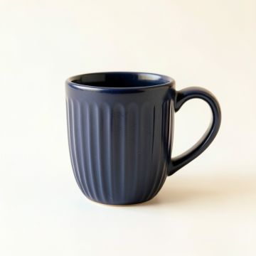 Reed Dale Ceramic Mug - Navy (synthetic illustration; no displayed measurements)