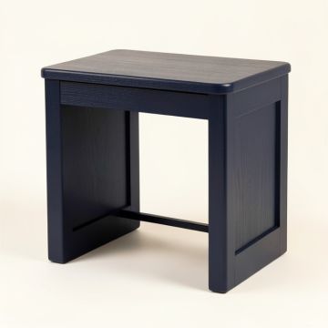 Dawn Crest Side Table - Navy (synthetic illustration; no displayed measurements)